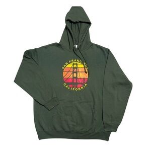 Golden City Vibes: San Francisco Green Sweater